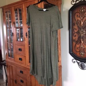 Heathered Olive Green Carly